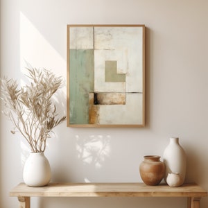 Japandi wall art Abstract | Wabi sabi art | Wabi sabi Abstract sage neutral | Instant download nature art | Minimalist abstract