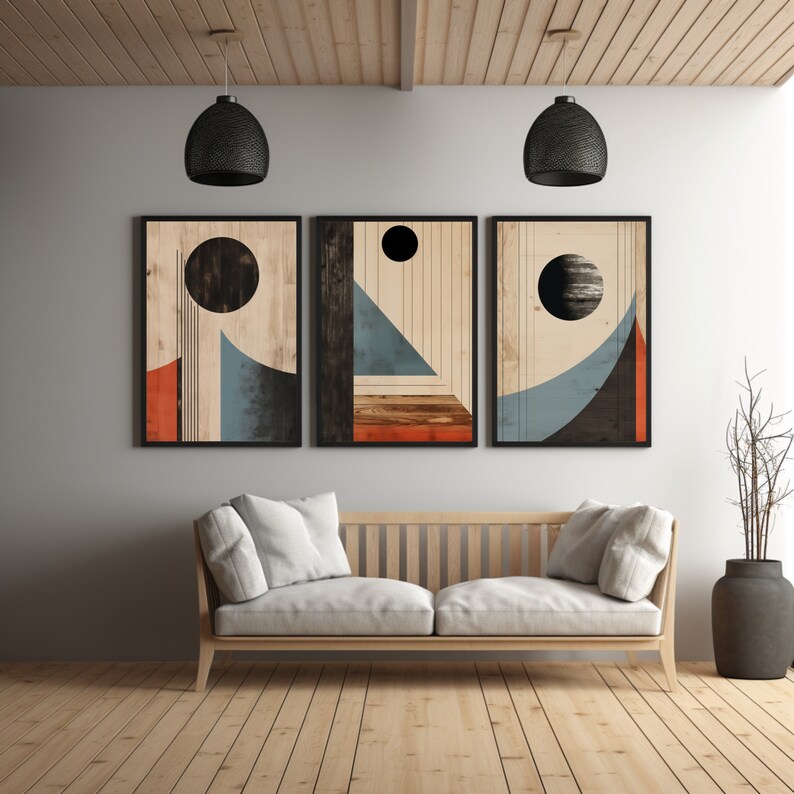Set of 3 Japandi Wall Art Japandi Art Wabi Sabi Wall Art Japandi Wall ...