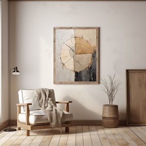 Wood rings Japandi wall art | Wabi Sabi wall art | Japandi wall decor  | Japandi print | Wabi sabi wall decor | Wood texture art