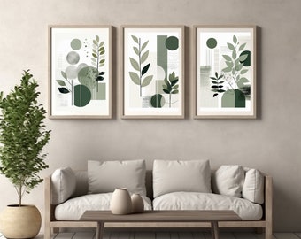 Set of 3 Japandi Prints: Wabi Sabi Wall Decor (Digital Download)