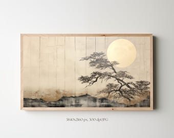 Wabi Sabi Tree Samsung Frame TV Art: Japandi Nature (Digital Download)