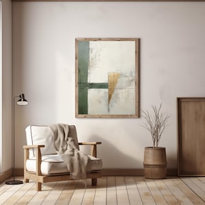 Japandi wall art Abstract | Wabi sabi art | Wabi sabi Abstract sage neutral | Instant download nature art | Minimalist abstract