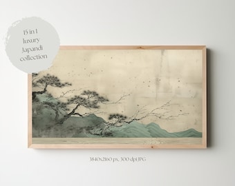 Premium set of 15 Samsung Frame TV Art art images | Wabi sabi tv art | Japandi geometrical | Summer TV Art | Japanese tv art |