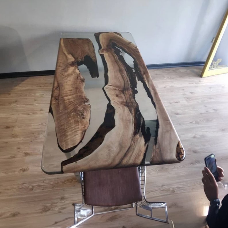 Epoxy Olive Table Living Room Table Custom Live Edge Epoxy - Etsy