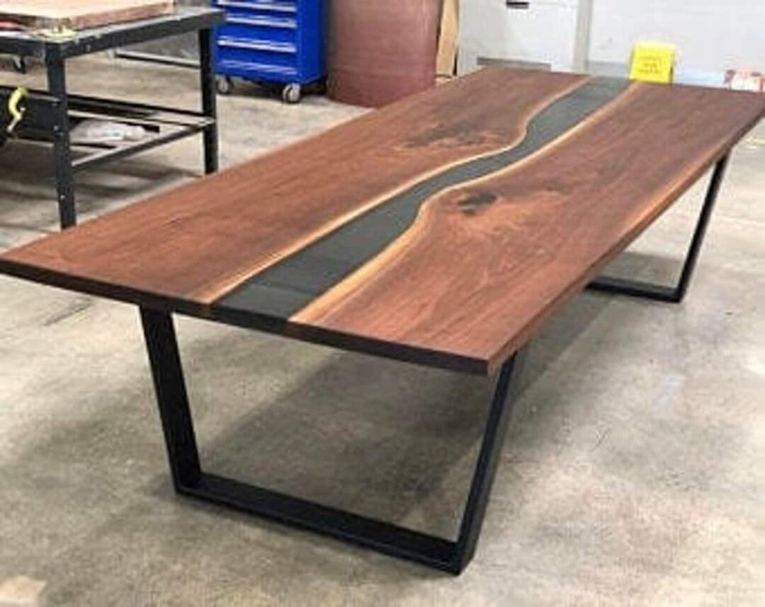 Epoxy Resin Wooden Coffee Table Top Home Decor Furniture Etsy UK