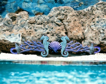 Seahorse serenade silicone mer crown