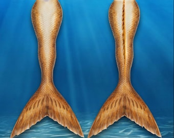 H2O Inspired Mermaid Tail Adult, Lycra Swimmable Tail with 3D Dorsal Fin, Realistic Mermaid Swim Tail for Pool or Sea