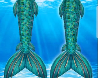 Ocean Origins Custom Swimmable Mermaid Tail, Made to Measure Tail with Fully Custom Design