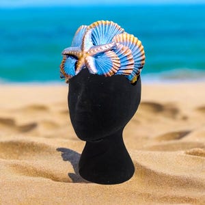 Mermaid silicone swimmable &quot;Queen of the waves&quot; crown
