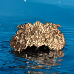 Mermaid silicone head piece swimmable baroque crown - baroque opulence