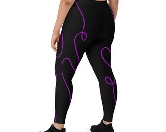 Leggings, "Cycle of emptiness" Violet