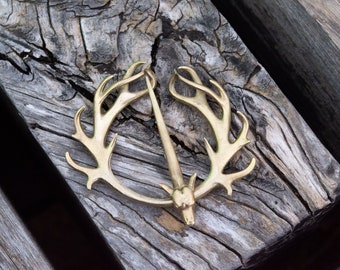Horned stag fibula