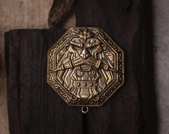 Grimnir Fibula: Dwarven Style Brooch