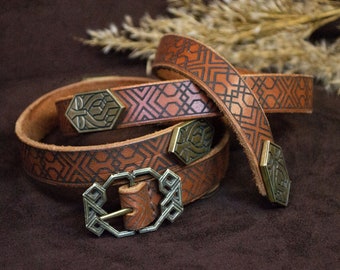 Leather belt "Kinmir"