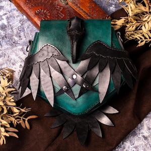 Rabenschädel Ledertasche