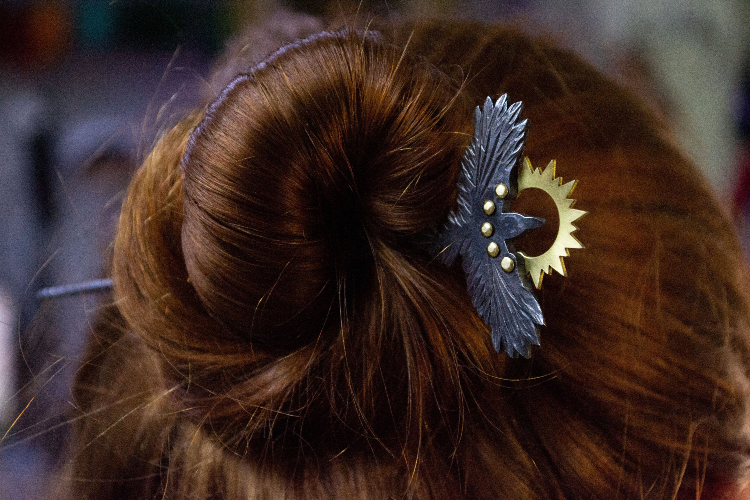 NOT FOR SALE - ISO (IN SERACH OF) RAVEN HAIRPIN Odin main image 3