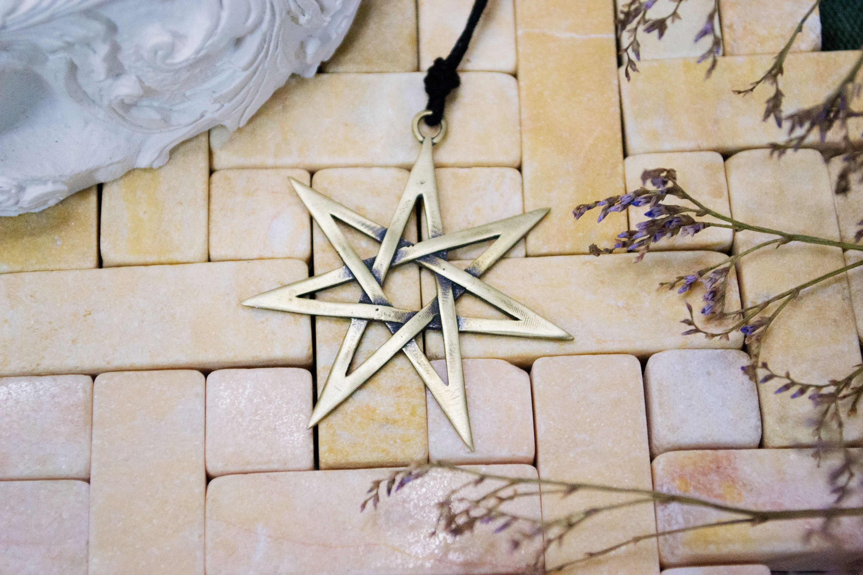 The Seven-pointed Star Pendant - Etsy