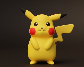 Pikachu 3D Sculpt Model für Blender