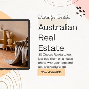 30 Quotes for Real Estate Agents in Australia to post in the mornings