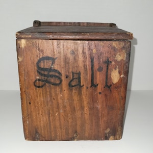 Wooden Salt Box