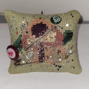 Embroidery Pillow pincushion