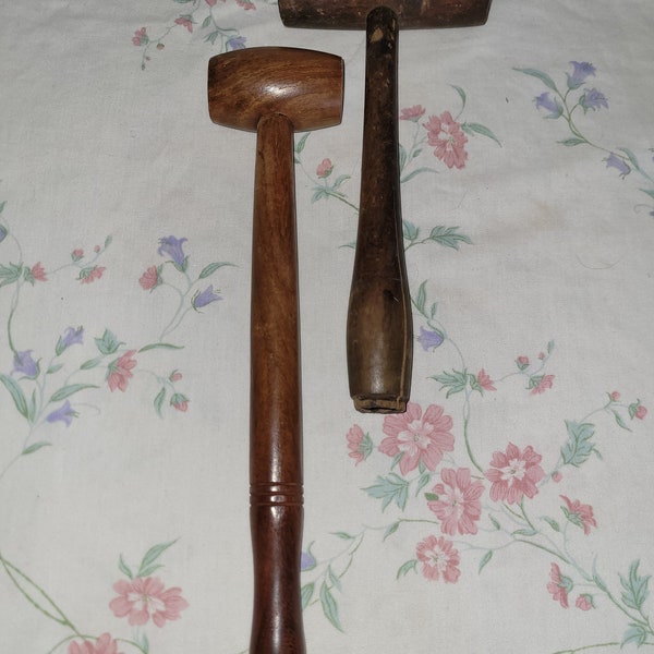 Wooden hammer set