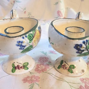 Porcelain candle holders