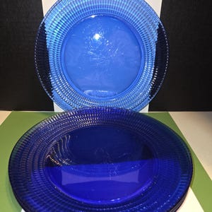 Cobalt Blue Plates