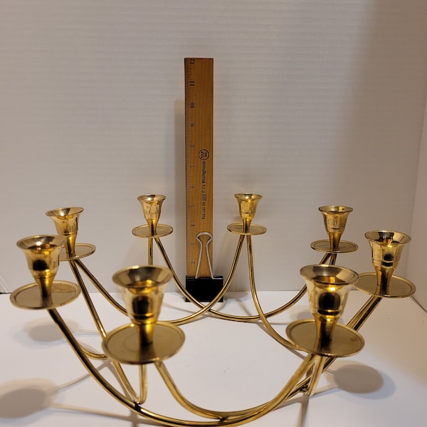 Mid Century Brass Table candelabra