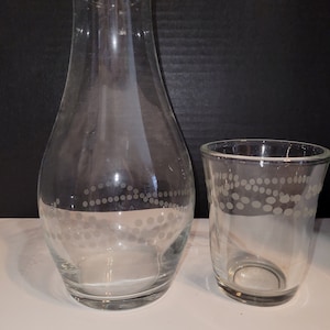 Bedside Glass Carafe set