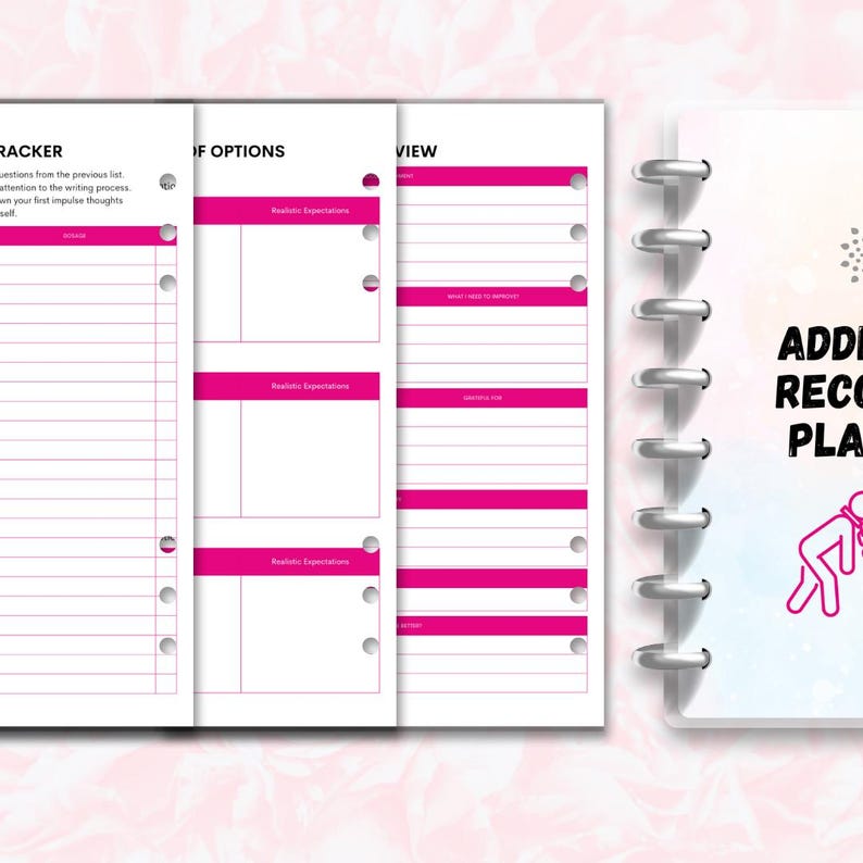 Addiction Recovery Planner & Sobriety Journal | Mental Health and ...