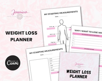 Weight Loss Planner & Fitness Journal – Food Diary
