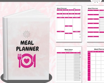 Veckovis matplanerare | Recept- och inköpslista-dagbok PDF