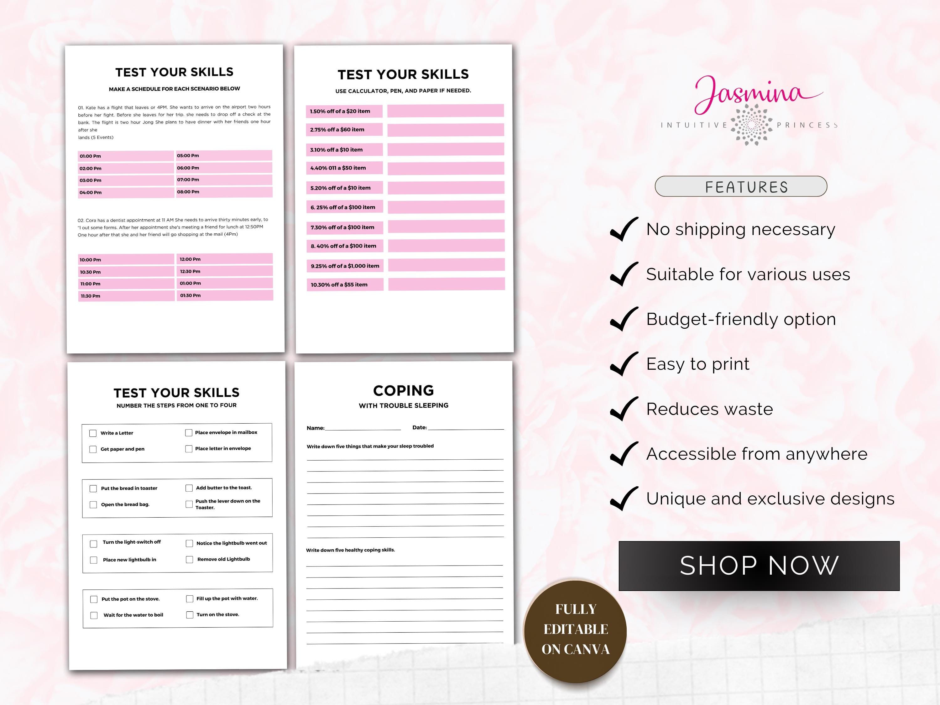 Problem Solving Planner & Goal-setting Workbook | Printable ...