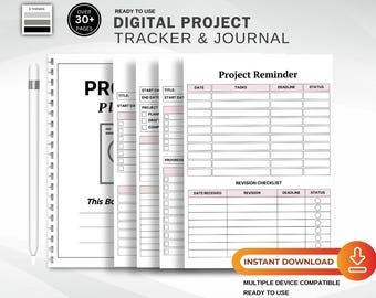 Project Planner Inserts | Refillable Printable Organizer A4 PDF