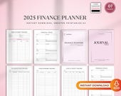 Finance Planner & Budget Organizer | Expense and Savings Tracker Printable PDF