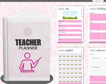 Leraarplanner en klasorganisator | Afdrukbare pdf lesplanner
