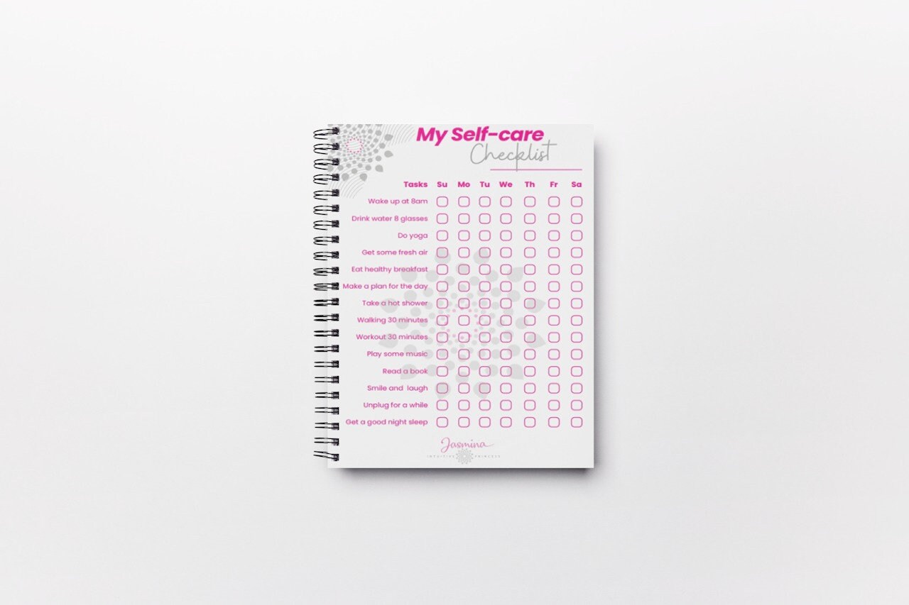 Self-care Checklist & Wellness Planner Printable | Daily Energy + Habit ...