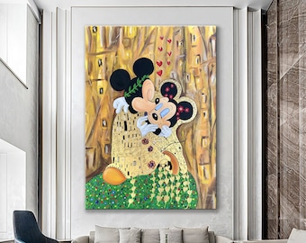 ミッキーマウス グラフィティ LOVE 本物 2 ドル紙幣 - アーティスト