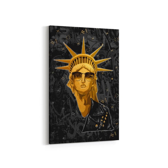Sculpture Statue of Liberty Poster - Banksy Statue of Liberty