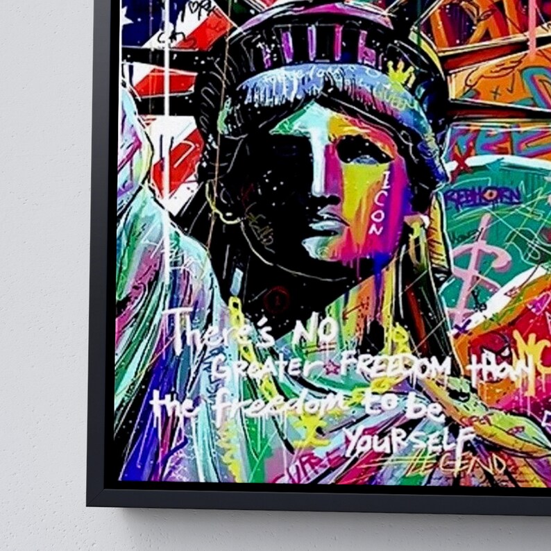 Banksy Statue of Liberty New York City Digital Art Print Banksy Living