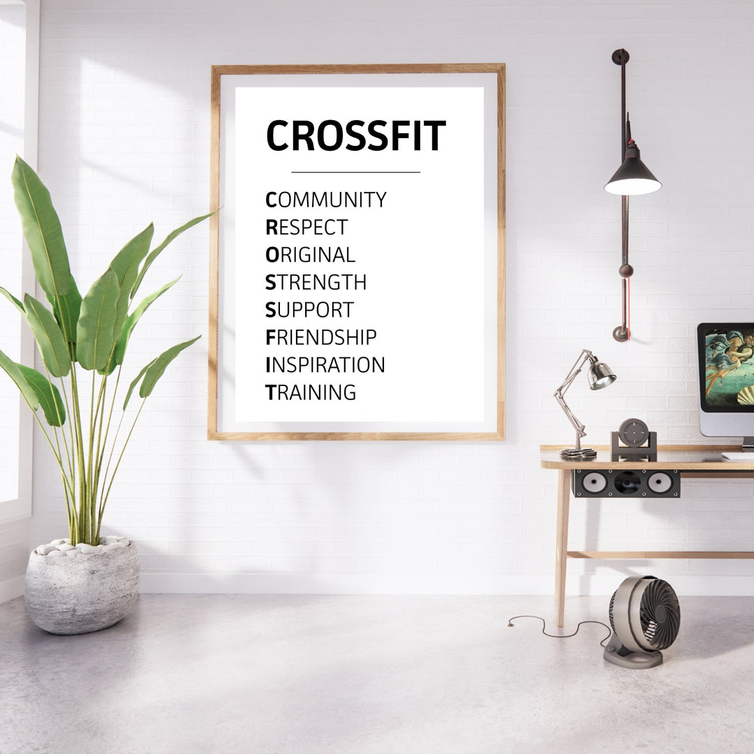 Crossfit Definition Print Crossfit Wall Art Print Instant - Etsy