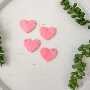 Valentines Earring Blanks, Acrylic Earring Blanks, DIY Jewelry Making Supplies, Blanks for Earring Markers, Glitter Heart Earring Blanks