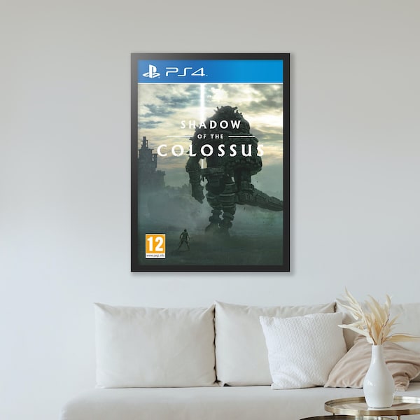 Shadow of the Colossus (2018) Cover - Box Art Poster - Video Game Art Print - Gaming Geschenk -A4-A3-A2-A1 Ungerahmter Leinwanddruck