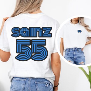 Carlos Sainz F1 Retro T-Shirt: Williams Racing, Formula 1