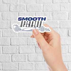 Carlos Sainz &quot;Smooth Operator&quot; F1 Sticker: Formula 1 Vinyl Decal