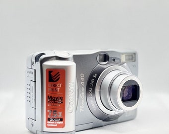 CANON POWERSHOT A40, digital camera, Y2K vintage camera