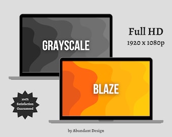Sfondo desktop minimalista: sfondo monocromatico per PC/Mac (download digitale)