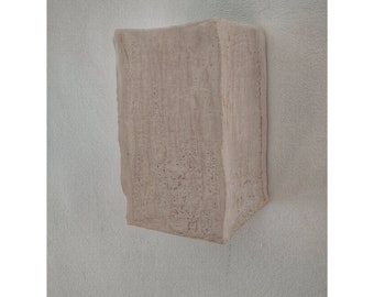 Rustic wall sconce