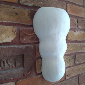 Wabi-Sabi Organic Ceramic Wall Sconce – Handmade Sculptural Clay Lighting, Japandi & Minimalist Home Decor